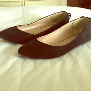 No 6 Black Flats